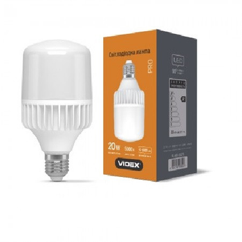 Світлодіодна лампа Videx А65 20W-E27-5000K (VL-A65-20275)