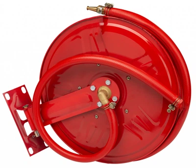 Пожарный кран-комплект с рукавом ПВХ и кронштейном Perun (19mm/15m)