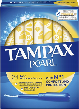 Тампони Tampax Pearl Regular 24 шт (4015400804345)