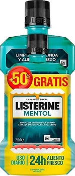 Płyn do płukania jamy ustnej Listerine Mentol Oral Rinse 500 + 250 ml (3574661118437)