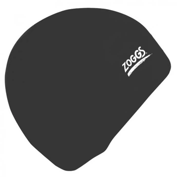 Шапочка для плавания Zoggs Latex Cap (черный) (465019.BK)