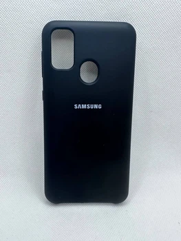 Чехол Silicone Cover для Samsung Galaxy M21 Черный