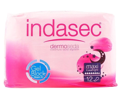 Урологічні прокладки Indasec Dermoseda Good Night Incontinence Compress Maxi 12 Units (8410520039817)