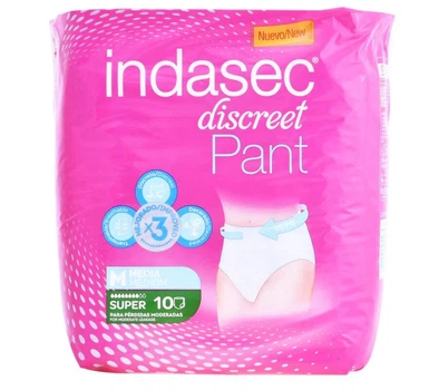 Wkładki urologiczne Indasec Pant Super Medium Size 10 Units (8410520055657)