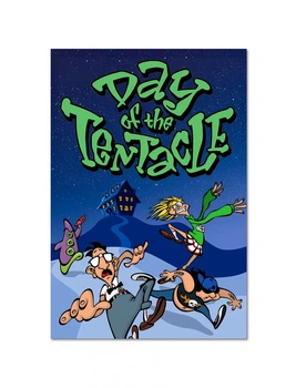 Постер плакат FNBK Day of the tentacle 50x70 см