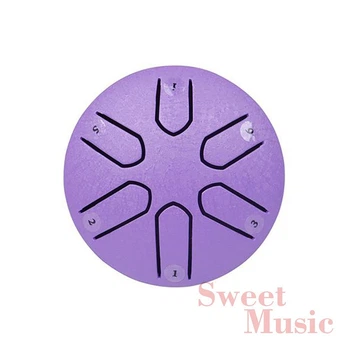 Глюкофон 3" Overtone SD3 Purple Steel Tongue Drum