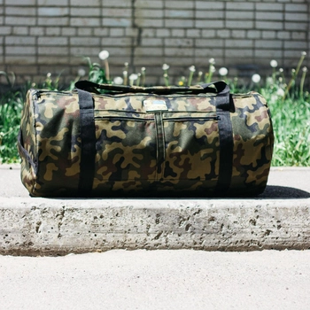 Тактическая сумка-баул 120л армейская Оксфорд Камуфляж