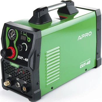 Плазморез Apro 10-40 А для резки металла до 12 мм 5.77 кВт плазмотрон 4 м кабель массы 2.5 м IP21S расход воздуха от 130 л/мин (000081063)