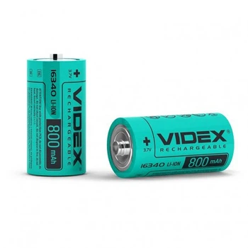 Аккумулятор Videx 16340 Li-ion 800 mAh 3.7V (t2429)