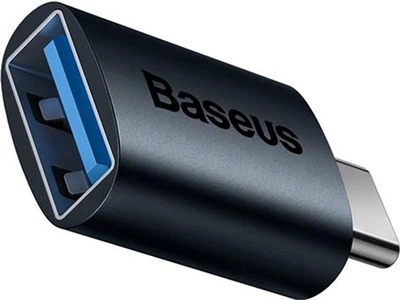 Перехідник Baseus Ingenuity Series Mini OTG Adaptor Type-C to USB-A 3.1 Blue