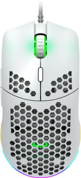 Mysz Canyon Puncher GM-11 USB Biała (CND-SGM11W)