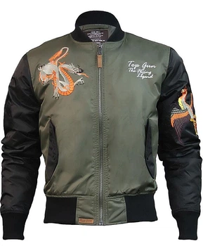 Бомбер Top Gun The Flying Legend Bomber Jacket S Olive TGJ1634OS