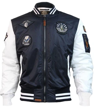 Бомбер Top Gun MA-1 Color Block Bomber Jacket 2XL Blue White TGJ1649BW2XL