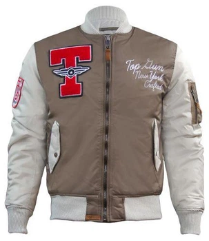 Бомбер Top Gun Stadium Varsity Jacket S Brown TGJ1636BRS