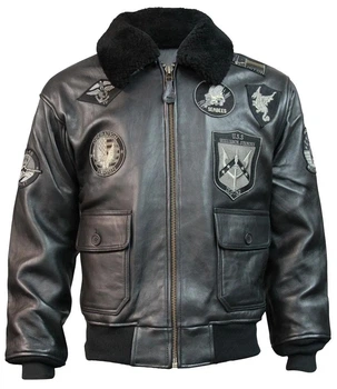 Шкіряна куртка Top Gun Signature Series Jacket S Black TopGunBS