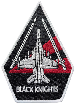 Нашивка Top Gun F-14 Black Knights US Air Force Black US17