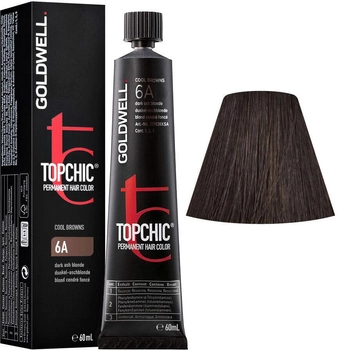 Фарба для волосся Goldwell Topchic Hair Color 6A 60 мл (4021609000822)