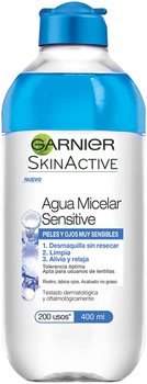 Woda micelarna Garnier Skin Active Biphasic 400 ml (3600542098083)
