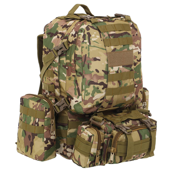 Рюкзак тактичний рейдовий SILVER KNIGHT TY-213 розмір 50х34х15см 26л Колір: Камуфляж Multicam