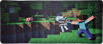 Игровая поверхность Minecraft Steve and Skeleton 500*1000 2мм