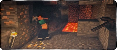 Игровая поверхность Minecraft Cave Lava 400*900 3мм