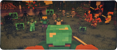 Игровая поверхность Minecraft Zombie Attack 300*600 2мм