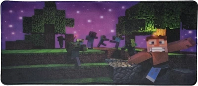 Игровая поверхность Minecraft Night Forest 400*900 3мм