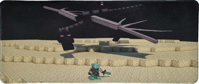 Игровая поверхность Minecraft Ender Dragon 300*600 3мм