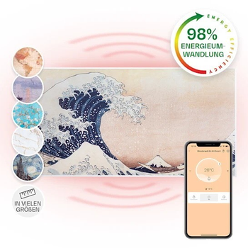 Инфракрасный обогреватель умный Klarstein Wonderwall Air Art Smart 700 Вт (10035130)