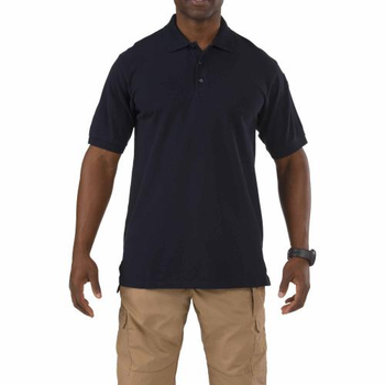 Футболка поло 5.11 Tactical Professional Polo - Short Sleeve 5.11 Tactical Dark Navy 3XL (Темно-синий) Тактическая