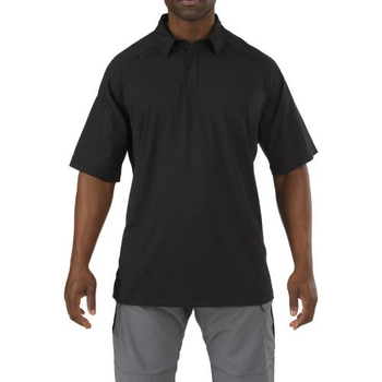 Футболка поло 5.11 Rapid Perfomance Polo - Short Sleeve 5.11 Tactical Black S (Чорний)