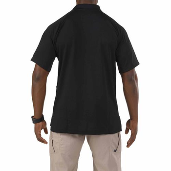 Футболка поло 5.11 Performance Polo - Short Sleeve Synthetic Knit 5.11 Tactical Black XS (Черный) Тактическая