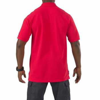 Футболка поло 5.11 Tactical Professional Polo - Short Sleeve 5.11 Tactical Range Red 2XL (Красный) Тактическая