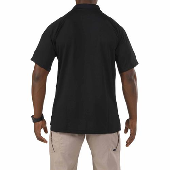 Футболка поло 5.11 Performance Polo - Short Sleeve Synthetic Knit 5.11 Tactical Black XL (Черный) Тактическая