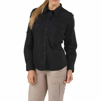 Женская рубашка 5.11 Women's TACLITE Pro Long Sleeve Shirt 5.11 Tactical Black, S (Черный) Тактическая