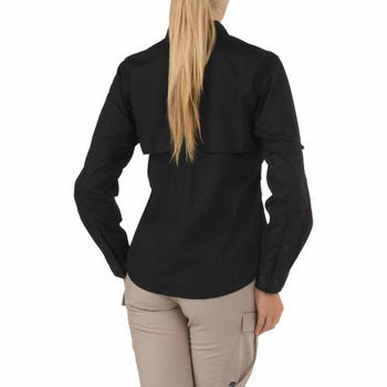 Женская рубашка 5.11 Women's TACLITE Pro Long Sleeve Shirt 5.11 Tactical Black, L (Черный) Тактическая