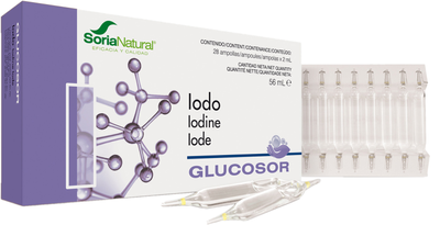 Харчова добавка Soria glucosor lodo 28 ампул x 2 мл (8422947170257)