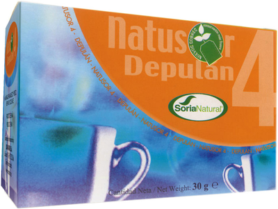 Чай трав'яний Soria Natusor 4 Depulan 20 шт (8422947030308)