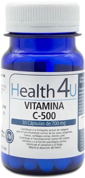 Вітаміни H4u Vitamina C-500 30 капсул De 700 мг (8436556085116)
