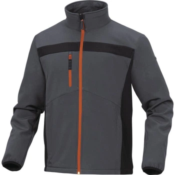 Куртка флисовая Delta Plus LULEA2 Softshell серо-оранжевая, размер L
