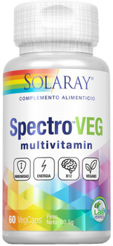 Suplement diety Solaray Spectro Multi Witaminy i Minerały 60 kapsułek (76280825848)
