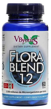 Suplement diety Vbyotics Flora Blend 12 60 kapsułek (4512546565555)