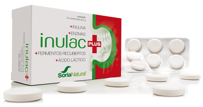 Харчова добавка Soria Inulac Plus 2 г x 24 таблетки (8422947060886)