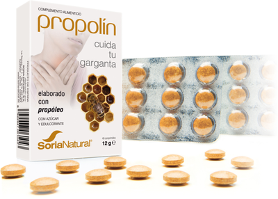 Харчова добавка Soria Propolin 250 мг 48 таблеток (8422947061043)