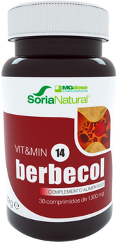 Харчова добавка Mgdose Berbecol 30 пігулок (8422947595418)