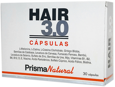 Харчова добавка Prisma Natural Hair 3 0 y Skin 30 капсул (8436048043747)