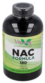 Харчова добавка Vbyotics Nac Formula 828 мг 180 капсул (8587320018127)