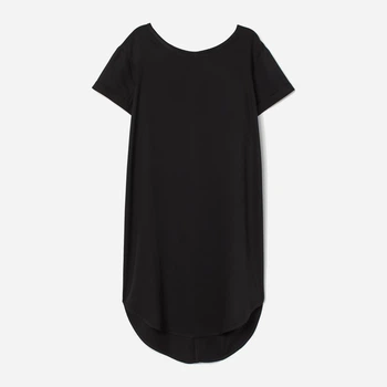 Платье-футболка короткое летнее женское H&M Divided 0843687 32 Черное (7000000000517)