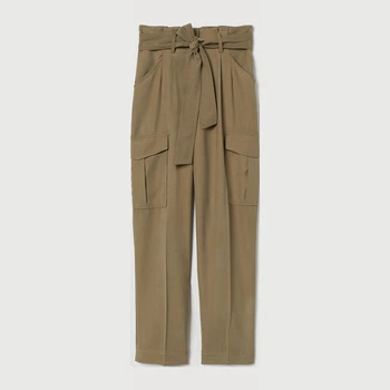 Брюки женские H&M 0851110 36 Хаки (7000000000548)