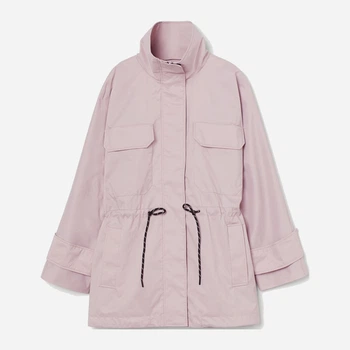 Парка осенняя женская H&M 0951685 XS Сиреневая (7000000000995)